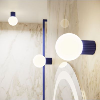 Plafon ryflowany HALO IP44 ultramaryna SL.1738 Sollux (SL.1738)